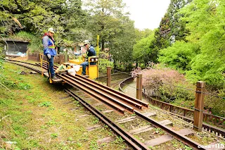 平時水山線只有道班車輛進出