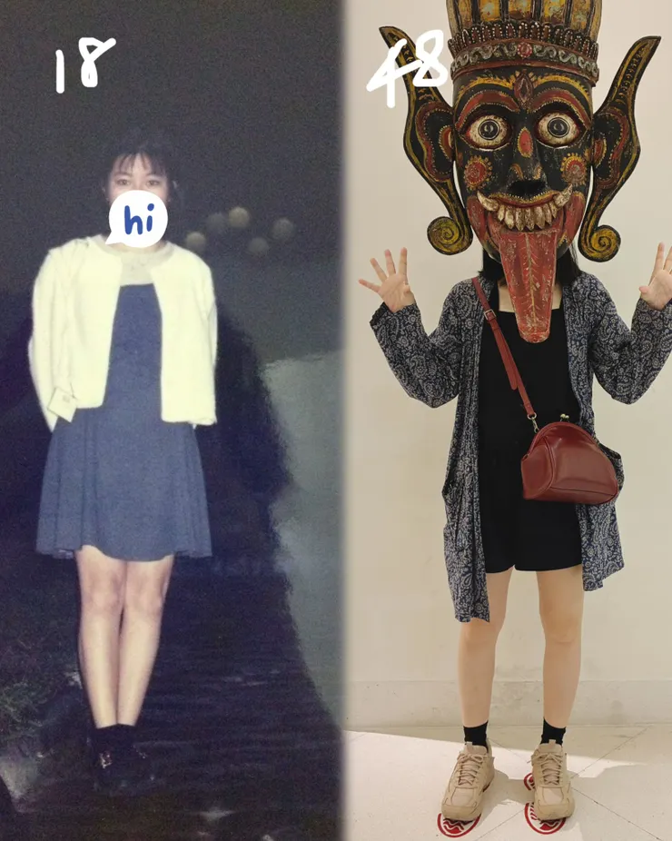 30年前後，雖然#美腿 還保持住 :D 但四肢瘦的人最難減肥啊！