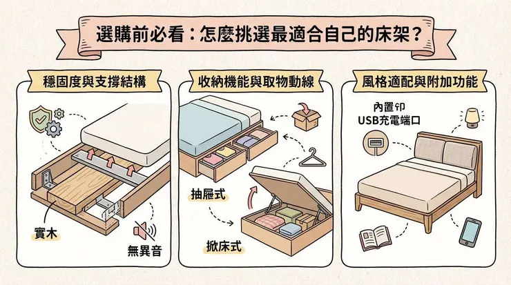 選購前必看:怎麼挑選最適合自己的床架?