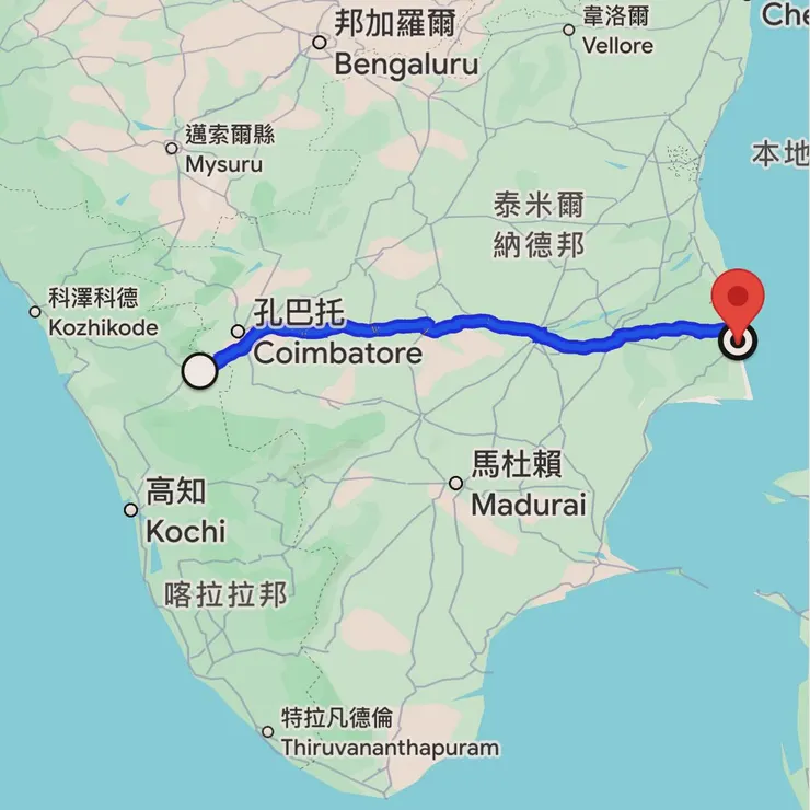 沒在計畫內的跑到印度東岸啦!這樣可以說東西南北印度我都去過了