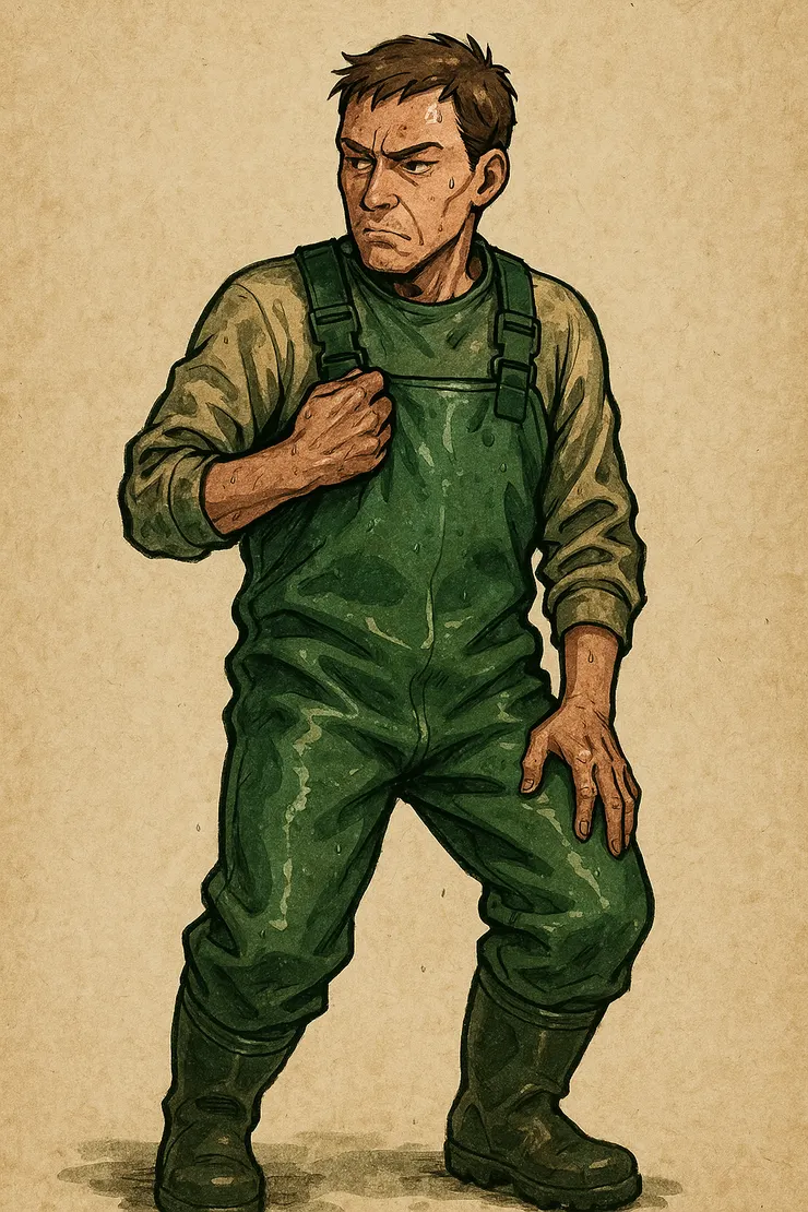 吃苦耐勞的青蛙裝