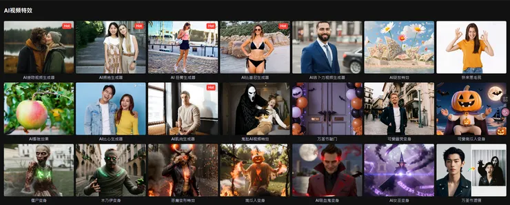 MindVideo AI視頻特效