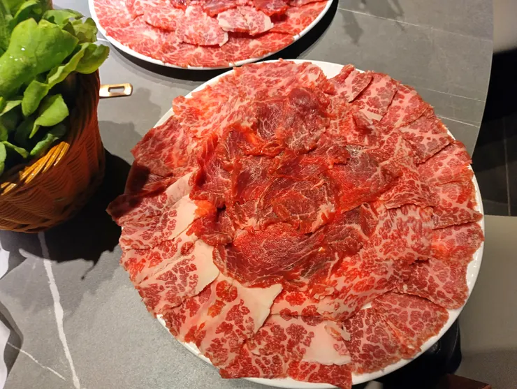 手切肥牛肉