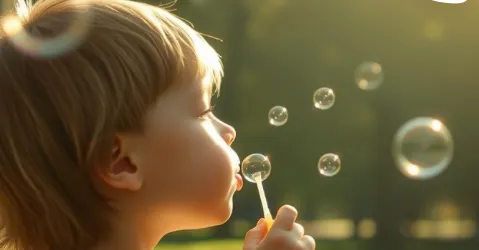 吹泡泡