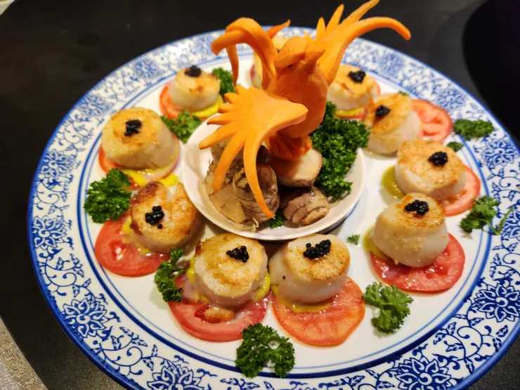 生干貝魚子醬
