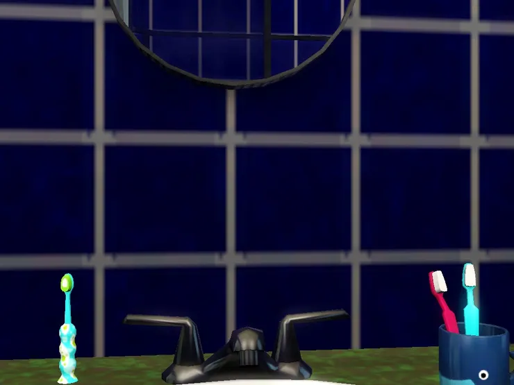 這個水龍頭好像展翅高飛的鳥。