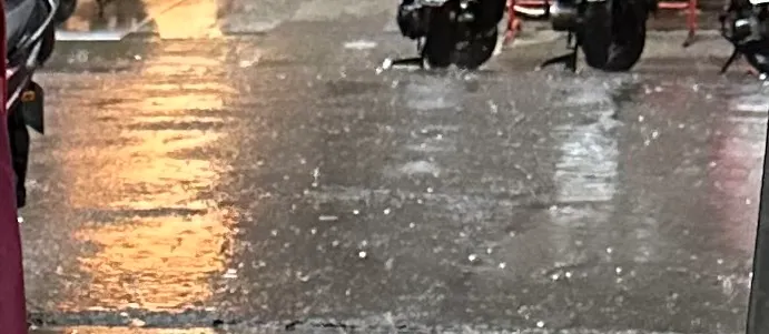 颱風殘骸+西南風迎風面加持