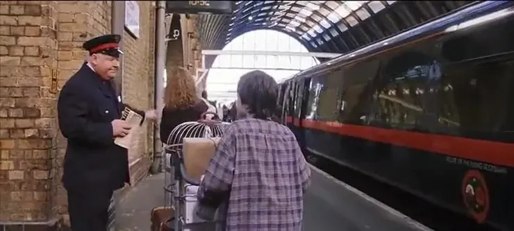 Excuse me Sir, Can you tell me where I might find platform 9 3/4? | Harry  potter movie quotes, The sorcerer's stone, Harry potter movies