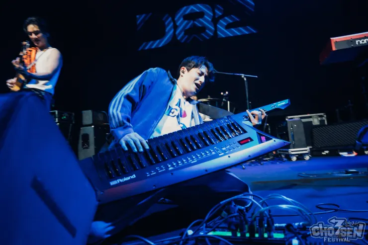 KIM CHANG HYUN 在 2026 CHOSEN FESTIVAL 演出側拍。