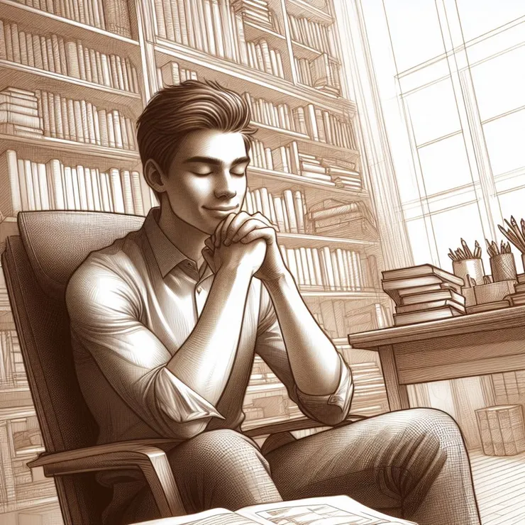 AI示意圖：聆聽內心的聲音