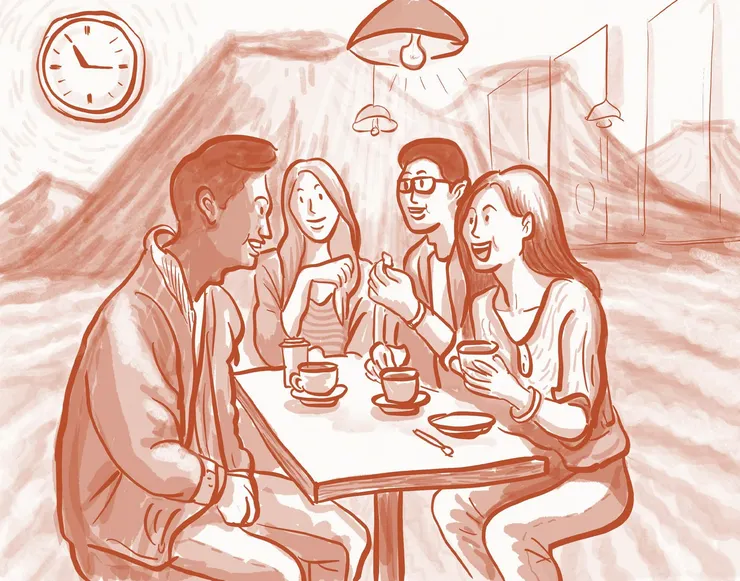 圖片來源:《不上班咖啡館》尾聲