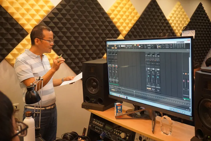 工作現場照（提供／李勇）