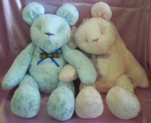 客訂製--婚禮蕾絲熊