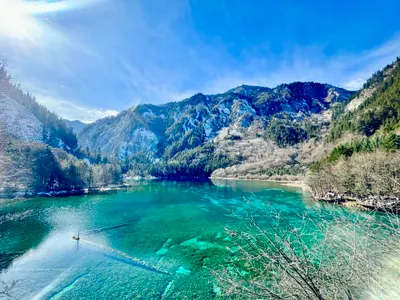 美到不像話的 冬日九寨溝