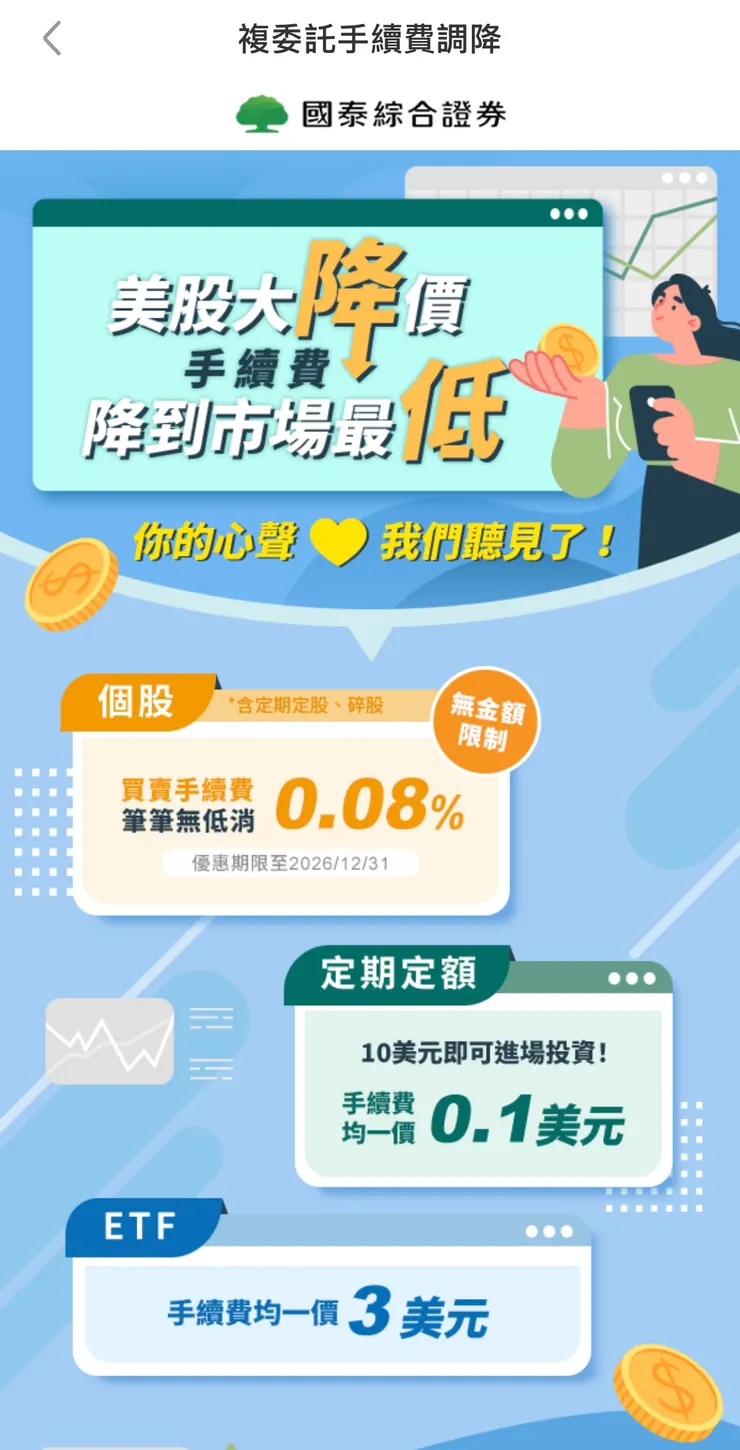 國泰美股付委托