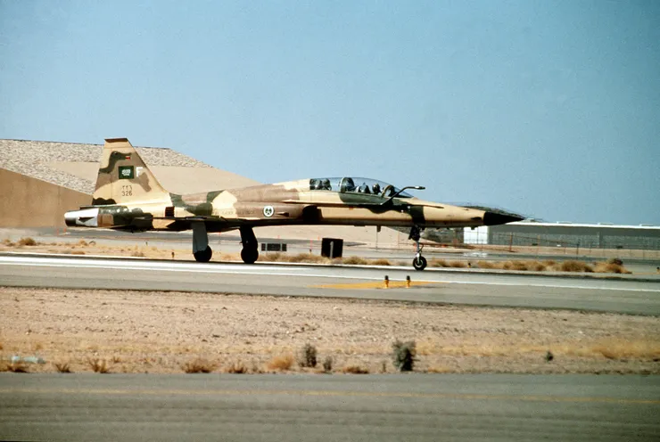 沙烏地阿拉伯的F-5F戰機。(Photo by USDoD)