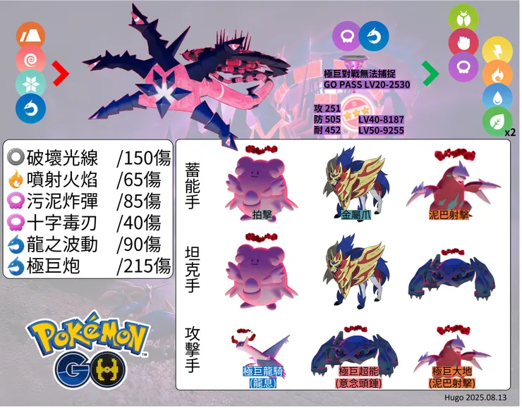 無極汰那對戰資料