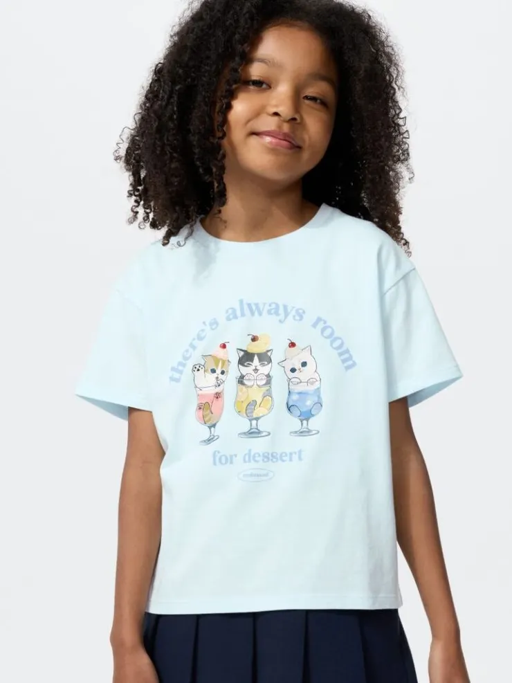 ▲【新店獨家首賣】483375女童 貓福珊迪 UT印花T恤(短袖) 售價NT$390