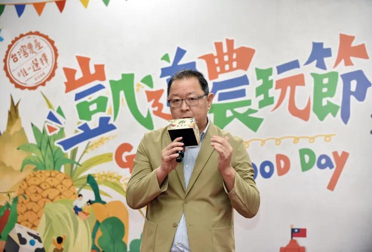 豐年社社長梁鴻彬分享本次活動亮點，歡迎民眾到現場感受全方位的農事魅力。圖/農業部提供