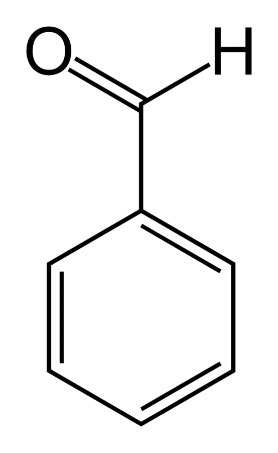 苯甲醛。圖片取自維基百科