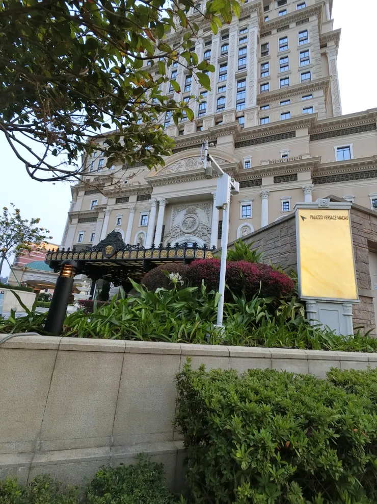 這裏我忘了是什麼...威尼斯人的入口嗎？我只是覺得這些牆的雕塑很漂亮。