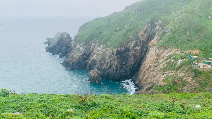 如同在釜山，真的很喜歡這種顏色的海水