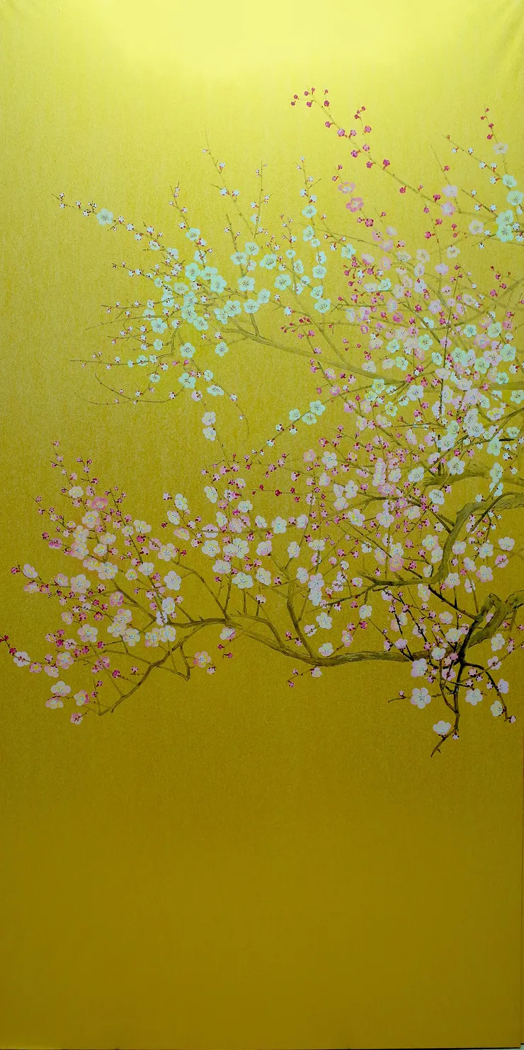 〈日喧〉局部－左中屏