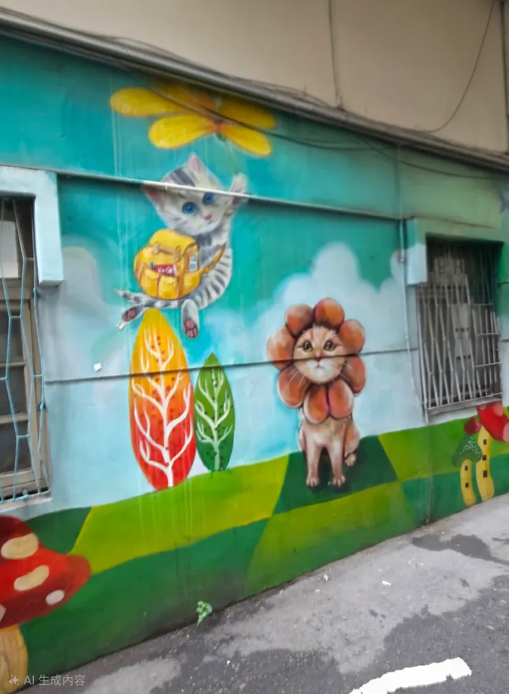 高空小猫：我是科技執法影像攝影工程師，向日葵是新式造型攝像頭，酷吧！我有錄影存證可以作證，這柴犬碰瓷啊！