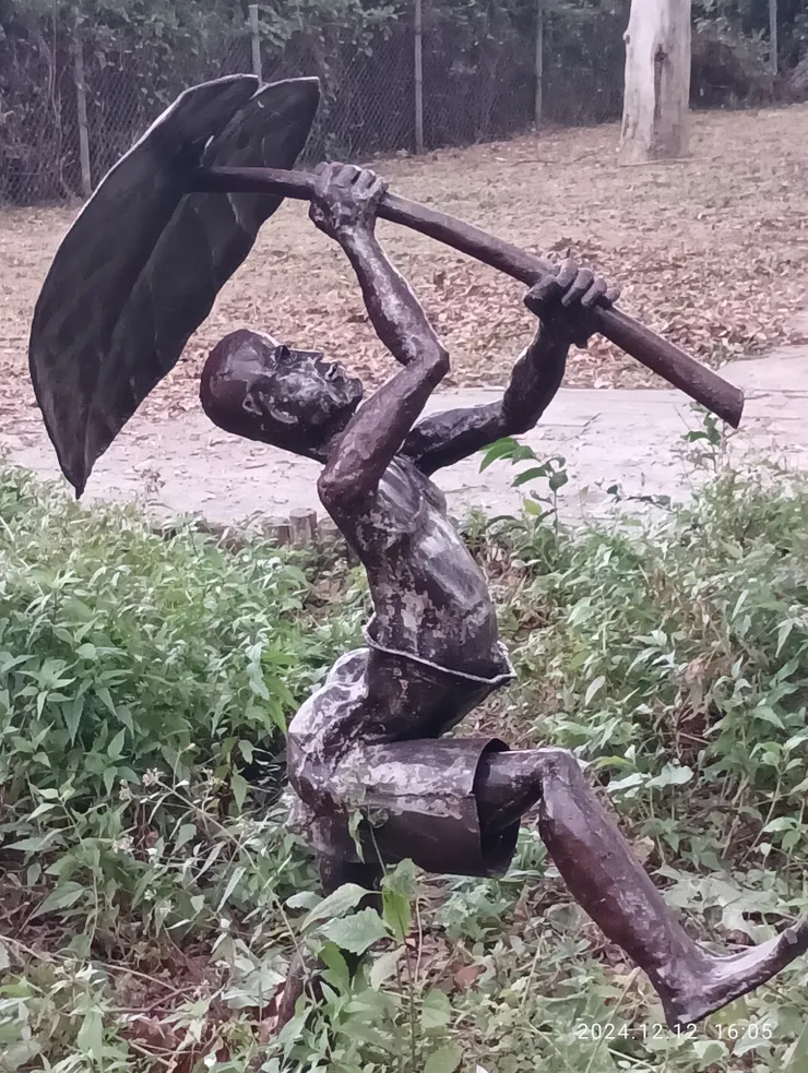 童趣雕塑，攝於美濃