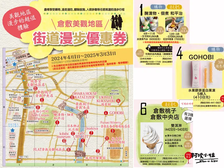 倉敷街道漫步優惠券-圖片來自網路