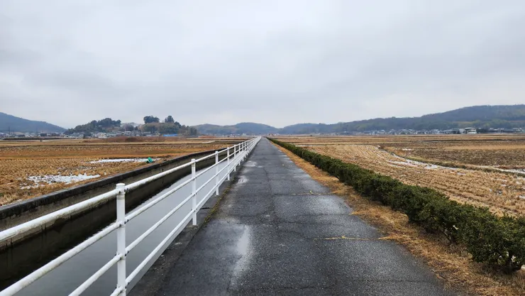 遠遠便能看到突起的小山丘