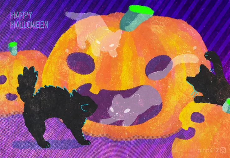 當時為了分別同一個作者雖然做得到但不同風格大家都說會混亂的問題，還把IG分成不同地方放，但後來不想跟著別人的意見讓自己混亂了，所以開始任性的，什麼風格都放了