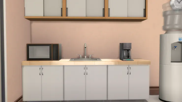 我不知道一般學校有沒有，或者在什麼地方，但校務處也是個辦公室，有茶水間很應該。