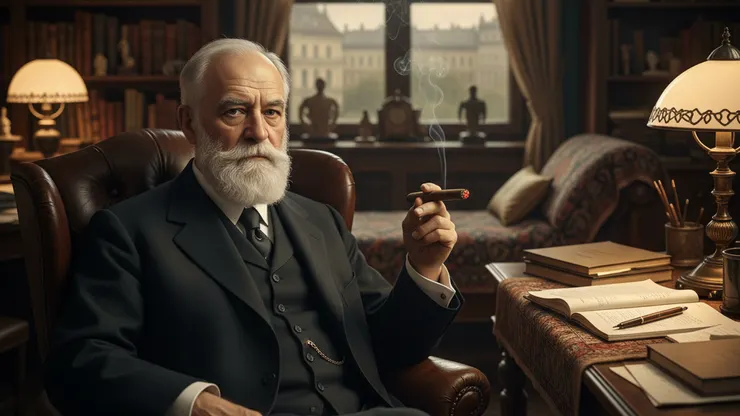 西格蒙德・佛洛伊德與雪茄：在煙霧中凝視潛意識的男人