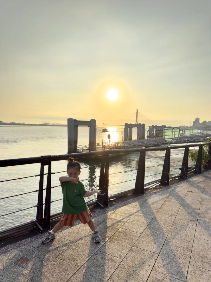 淡水老街夕陽超美！