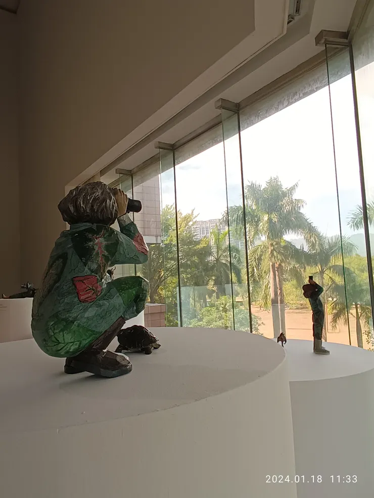 應外景觀的作品，自拍攝