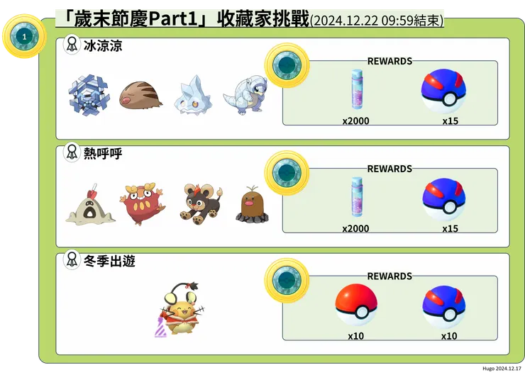 歲末節慶Part1體驗 收藏家挑戰任務