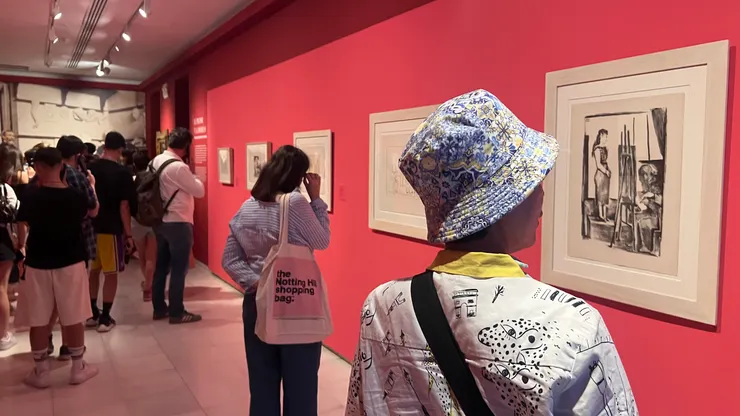 一樓畫作展覽區