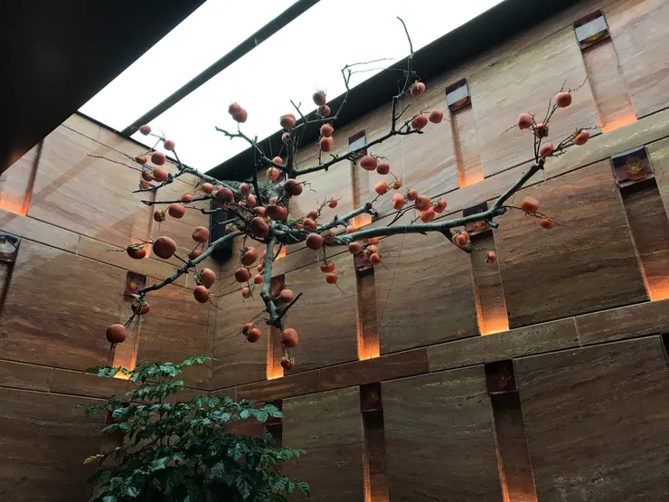 吃晚飯那家酒樓門外的裝飾品。