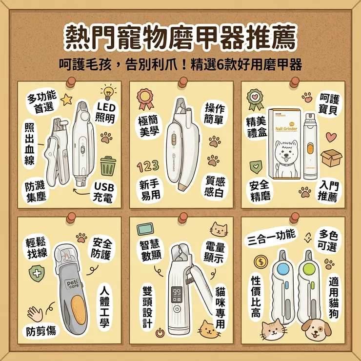 【寵物指甲剪推薦】拒絕剪刀手流血意外！Dcard/PTT防血線評比：新手毛爸媽/黑指甲救星，威杰爾/伍德式燈