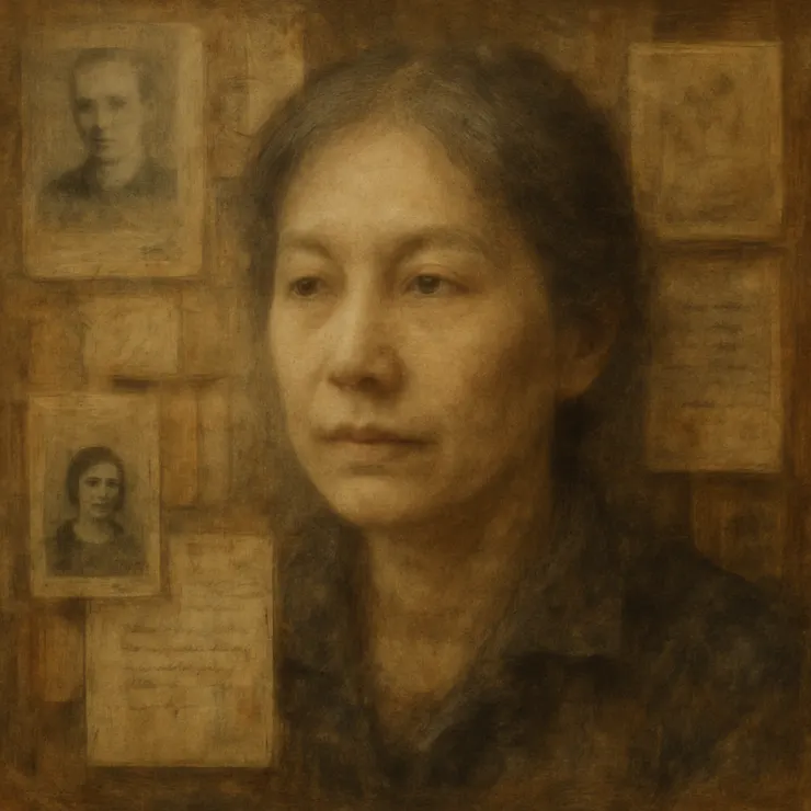 Each morning, Jane walked through the Paper Vaults - endless corridors of disintegrating portraits and typewritten confessions. She could read the sorrow in a smudged pupil, trace regret in the curled edge of a forgotten ID.