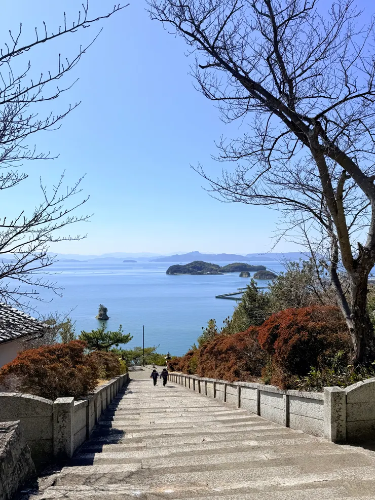 從神社看瀨戶內海美景