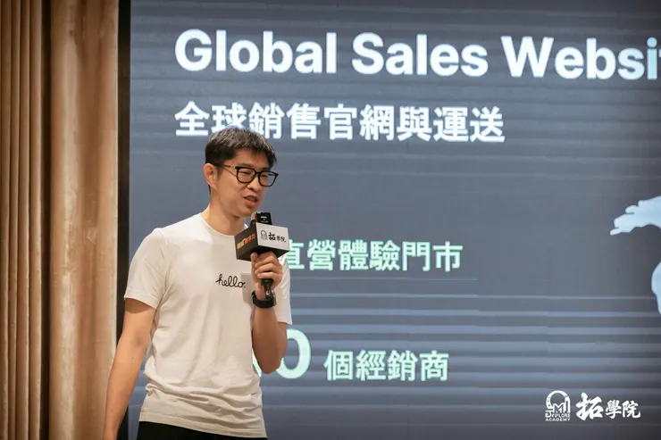 圖說:犀牛盾共同創辦人暨執行長王靖夫,12年來首次公開品牌經營之路。(資料來源:拓論壇)