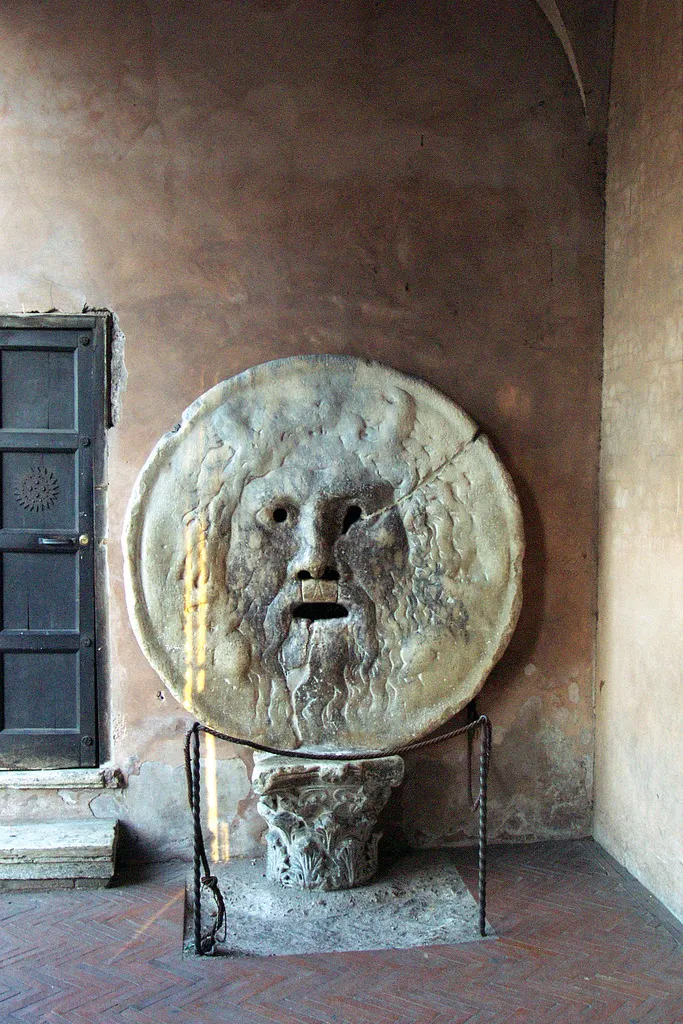 真理之口的無人空景--圖片來源取自Google.