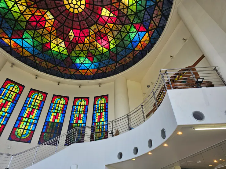 本館一進門的造景。