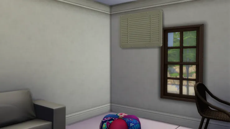 房間雖小，但也有冷氣。