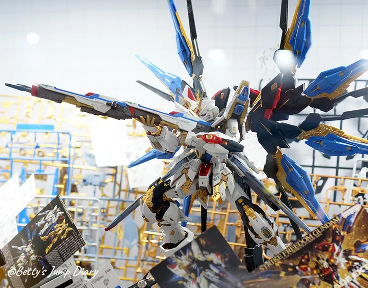 ▲「攻擊自由鋼彈」MGEX 1/100/圖片來源:Betty's Jump Diary