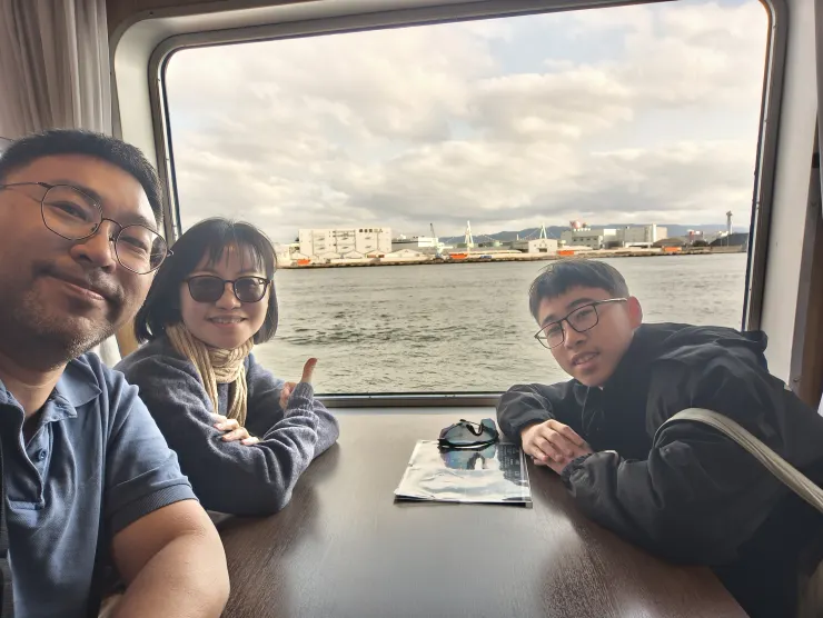 幸運地坐到最後一個海景位