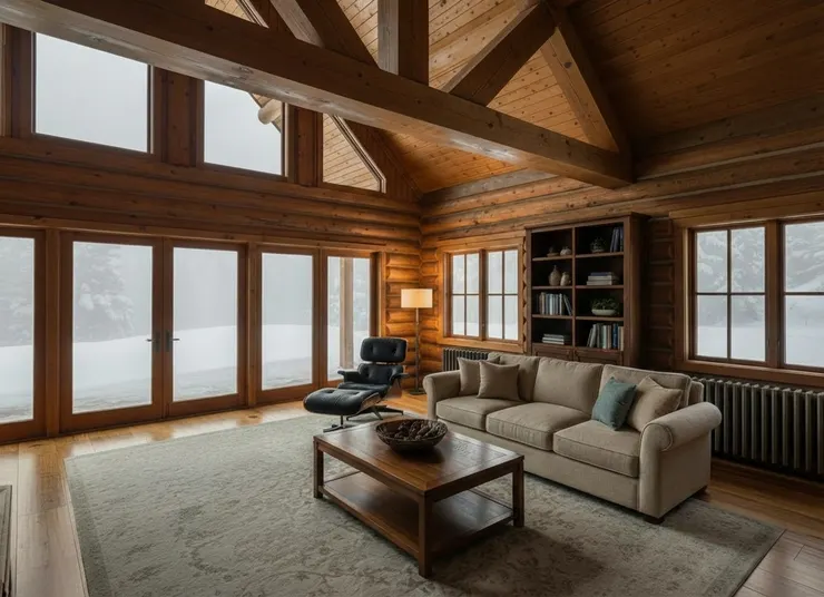 AI rendered architectural concept generated from a render ai bim workflow