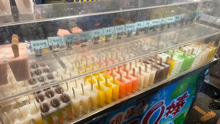 億品香寒天Q棒。價格與口味